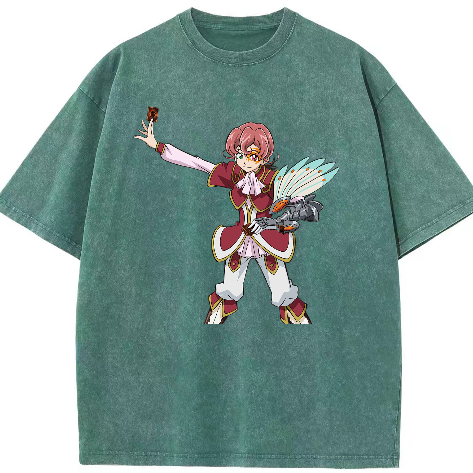 （画像用） 遊☆戯☆王 Yu-Gi-Oh! 綿100% ヴィンテージ風 半袖Tシャツ（フロントプリント）